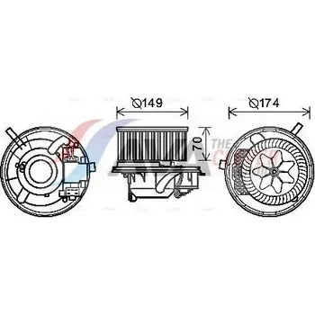 vnitřní ventilátor AVA VN8341