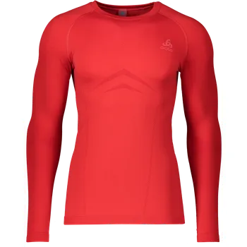 Pánské tričko Triko s dlouhým rukávem Odlo Performance Warm Underwear Shirt 197462-36100 Velikost L