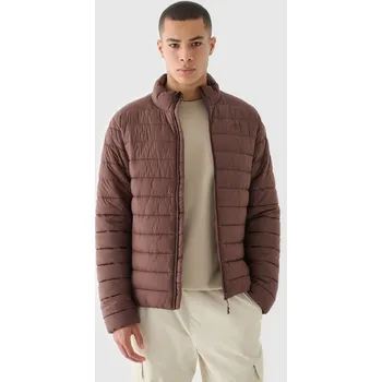 Pánská péřová bunda 4F 4F hnědá 3058180