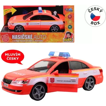autíčko MaDe 23500 Hasičské osobní auto s českým hlasem CZ box