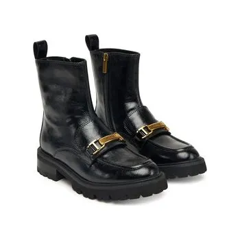 Dámské kozačky Polokozačky TWINSET 252TGT082 Černá 35