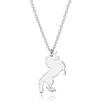 Náhrdelník Argento 91995 Stříbrný náhrdelník - jednorožec, délka 43 až 46 cm
