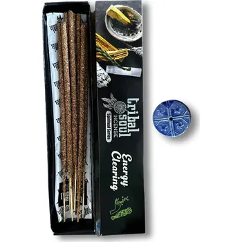 Vonná tyčinka Spirituální vonné tyčinky – Energetická očista s keramickým stojánkem, cca 10 ks, doba hoření 30 minut