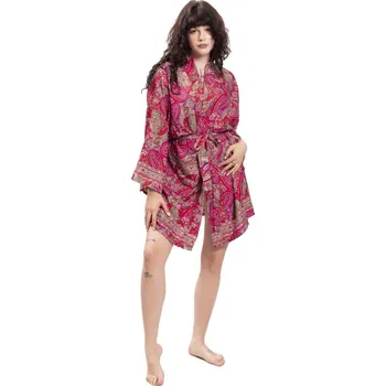 Dámské šaty Krátké kimono MEHER červená I.