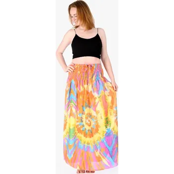 Dámská sukně Dlouhá sukně / šaty Batik oranžové