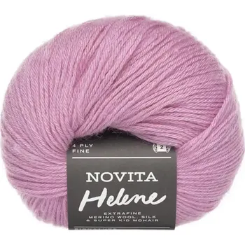Příze Novita Helene 5241 Šeříková (Luxusní hřejivá příze Helene Blutenknospe)