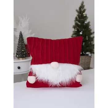 Povlak na dekorativní polštářek MKLuzkoviny.cz Povlak na polštářek 40 x 40 cm Červený skřítek