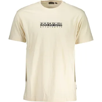 Pánské tričko Krémové pánské tričko NAPAPIJRI - Pánské Napapijri šedá | krémová 2018546