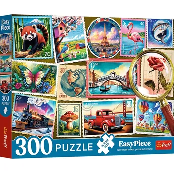 Puzzle puzzle 300 easypiece – poštovní známky trefl