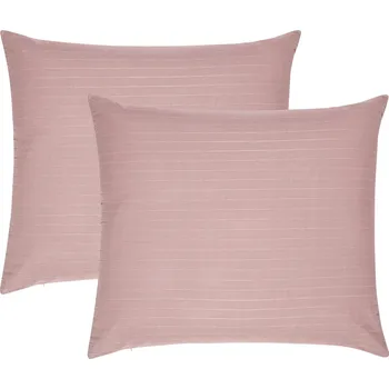 Povlečení LIVARNO home Sada dekorativnív potahů na polštáře, 70 x 80 cm, světle růžová, 2dílná