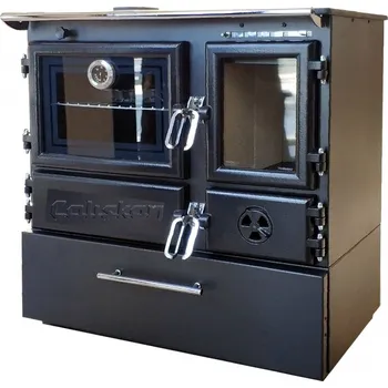 Krbová kamna CALISKAN Sporák na tuhá paliva GURMET-BOX L - černý