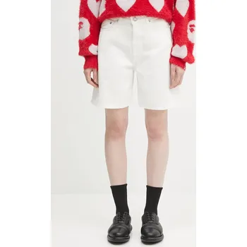 Dámské kraťasy Džínové šortky Samsoe Samsoe SASHELLY F25200013 bílá 00X, vel. 25