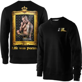 Pánská mikina Angry Beards Mikina LIFE WAS PORNO Velikost: Velikost XL