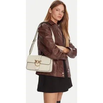 Kabelka PINKO Love One Classic Slouchy Fl PLTT 104524 A2OX Bílá OS