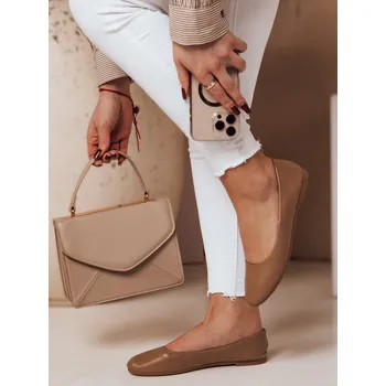 Dámské baleríny Dámské baleríny FRLINE khaki DStreet bílá | hnědá | kaki | krémová | vícebarevná 3240332