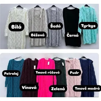 Dámský svetr Pletený kardigan SOFI Barva: Tmavě modrá