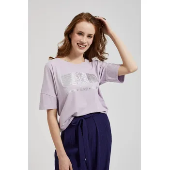 Dámská halenka MOODO - světle fialová Marisse modrá | šedá | fialová 2723615