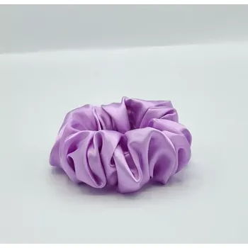 Saténová Scrunchie gumička sv. fialová L