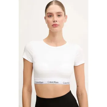 Pánská móda Tričko Calvin Klein Underwear LV00QF8495 bílá 00X, vel. S