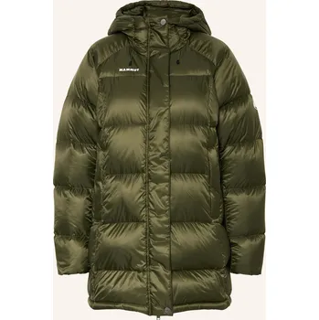 Dámský kabát Mammut Dámský Péřový Kabát Glacier Glow In, olivová, 38