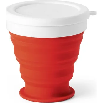 Termohrnek STRICKER Skládací cestovní kelímek 250 ml ASTRADA Barva: červená