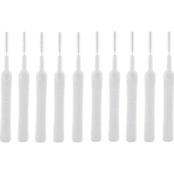 Pomůcka pro obuv a oblečení Sada 10ks mini čisticí kartáč 6x0,5 cm Nylonový kartáč na sprchu klávesnici telefon Otvory proti ucpávání Polypropylen plast nástroj