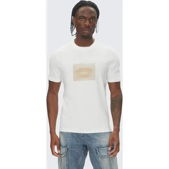 Pánské tričko HUGO Deterni 50544496 bílé Velikost: S