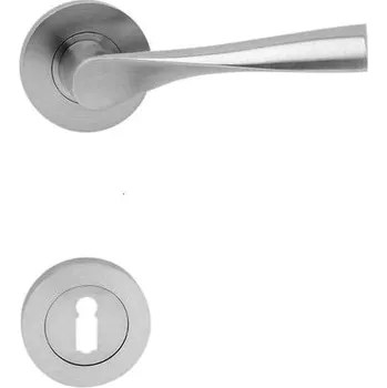 Dveřní kování COBRA spol. s r.o. Kování rozetové AGÁTA nerez klika/klika, rozeta kulatá cylindrická