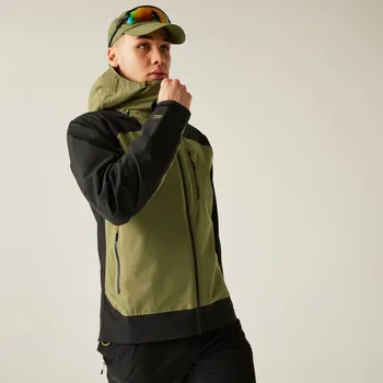 Pánská větrovka Pánská outdoorová bunda Dare2b TORREK II zelená/černá XXL