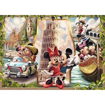 Puzzle Puzzle RAVENSBURGER Mickey a Minnie na dovolené 1000 dílků