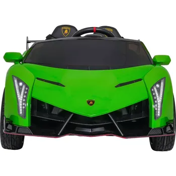 Dětské elektrovozidlo RKToys Elektrické autíčko Lamborghini Veneno 4x4 bílá zelená
