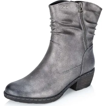 Dámské kozačky Dámská kotníková obuv RIEKER 93760-90 šedá W5 38