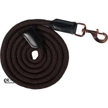 Vodítko HKM -ROSEGOLD GLAMOUR- - Černá