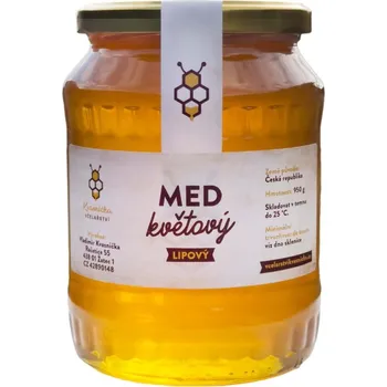 Včelařství Kvasnička Med květový lipový 950 g