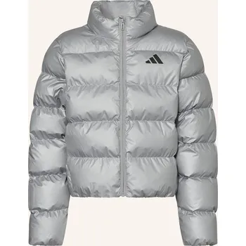 Dámská mikina Adidas Dívčí Prošívaná Bunda J Sd Glam Jkt, stříbrná, 164