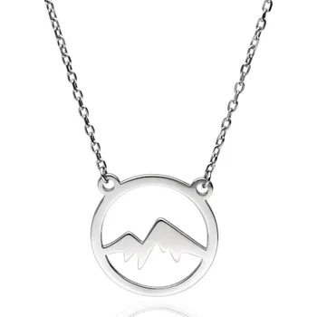 Náhrdelník Argento 91993 Stříbrný náhrdelník - hory, délka 43 až 46 cm