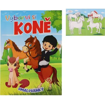 omalovánky Omalovánky Vybarvi si koně 21x29cm