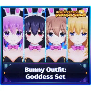 Počítačová hra Neptunia Virtual Stars - Bunny Outfit: Goddess Set DLC