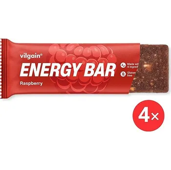 Sportovní výživa Vilgain Energy Bar malina 4 × 55 g