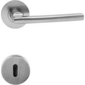 Dveřní kování COBRA spol. s r.o. Kování rozetové BEÁTA nerez klika/klika, rozeta kulatá dozická