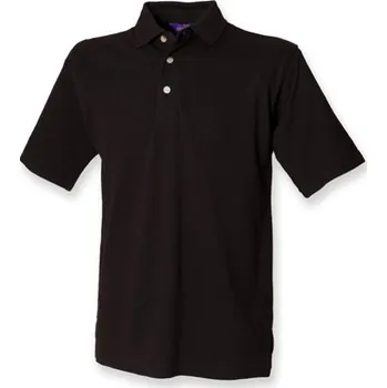 Henbury Pánské polo triko H100 Black XL