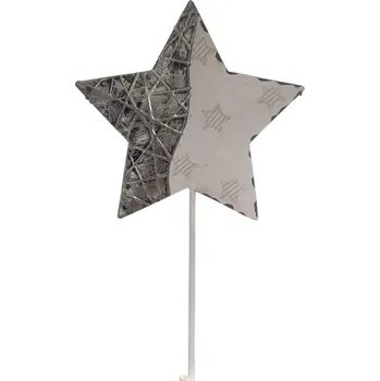 Vánoce Zápich hvězda kov