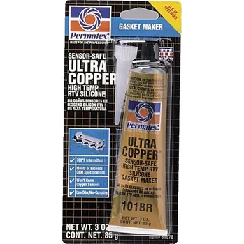 Tmel Permatex Ultra Copper Vysocevýkonné Plošné těsnění 85g - RTV Silicone Gasket Maker