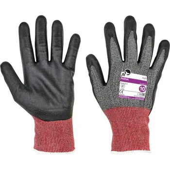 Pracovní rukavice Cerva Parva Ochranné pracovní rukavice 01130111 černá/šedá 9