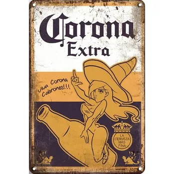 Plechová cedule Cedule Corona Extra 30cm x 20cm Plechová tabule