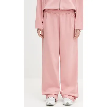 Pánská móda Tepláky Pangaia DNA Double Jersey Pleated Trousers 10002356 růžová 34X, vel. S