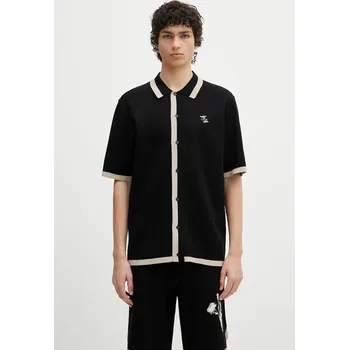 Pánská košile Košile Filling Pieces Gardener 91299851861 černá 99X, vel. L