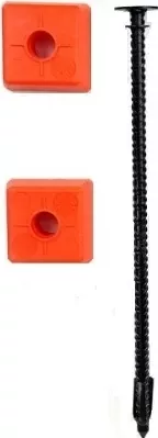 Hraniční mezník FREE 50 cm vč. rovné hlavy (Mezník s plastovou hlavou)