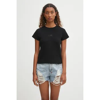 Pánské tričko Tričko s příměsí vlny MM6 Maison Margiela S52GC0357.M20122.900 černá 99X, vel. M