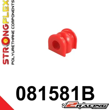 Silentblok nápravy Zadní stabilizátor silentblok 081581B (Zadní stabilizátor polyuretanové lůžko silentblok)